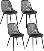 24goodz Eetkamerstoelen Set van 4 - Ergonomische Rugleuning, Huis en Inrichting, Stoelen, Verzenden, Nieuw