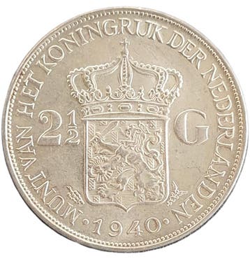 Nederlandse zilveren Rijksdaalder 1940 Wilhelmina, Postzegels en Munten, Munten | Nederland, Verzenden, Koningin Wilhelmina, Losse munt