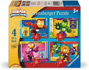Iron Man & Friends (4 in 1 Puzzel) | Ravensburger - Puzzels, Verzenden, Nieuw