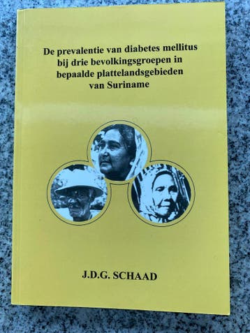 De prevalentie van diabetes mellitus  (Suriname), Verzenden, J.D.G. Schaad, 20e eeuw of later, Gelezen
