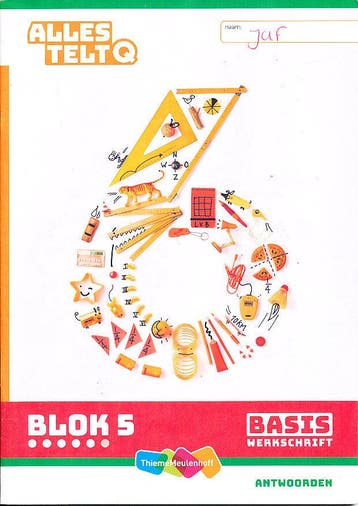 Alles Telt Q Antwoorden Werkschrift Basis blok 5 groep 6, Verzenden, Nieuw