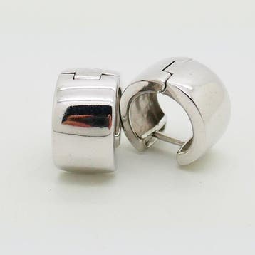 Zonder minimumprijs - Oorbellen - 18 karaat Witgoud, Sieraden, Tassen en Uiterlijk, Nieuw