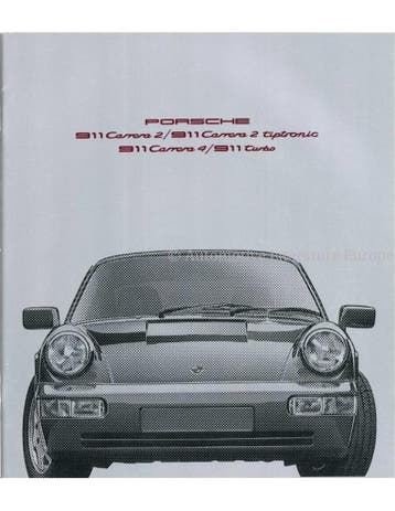 1991 PORSCHE 911 CARRERA & TURBO BROCHURE ENGELS, Nieuw, Porsche, Author