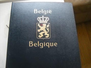 België - Begin van de collectie in album davo Luxe van 1975, Gestempeld