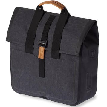 Basil shoppertas Urban dry charcoal, Verzenden, Nieuw