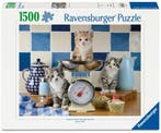 Kittens in the Kitchen Puzzel (1500 stukjes) | Ravensburger, Hobby en Vrije tijd, Denksport en Puzzels, Verzenden, Nieuw