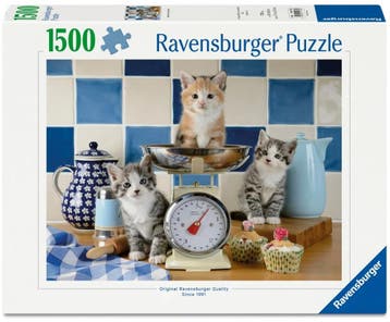 Kittens in the Kitchen Puzzel (1500 stukjes) | Ravensburger, Verzenden, Nieuw