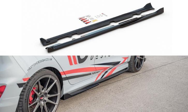 Zijskirts Diffusers Ford Fiesta Mk8 ST / ST-Line V.4, Auto-onderdelen, Carrosserie en Plaatwerk, Ophalen of Verzenden