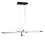 Moderne hanglamp zwart, Alessandro, 34W, 3000K LED, 3-staps, Nieuw, Ophalen of Verzenden, Modern, Metaal