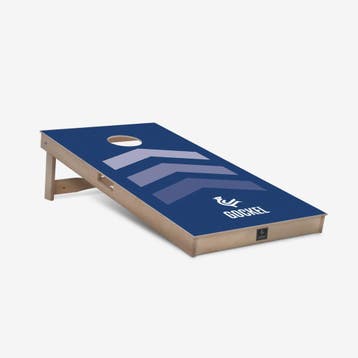 Blauw Gockel Original Cornhole board incl 2x4 bags/zakjes, Een of twee spelers, Ophalen of Verzenden, Nieuw, Gockel Original Cornhole