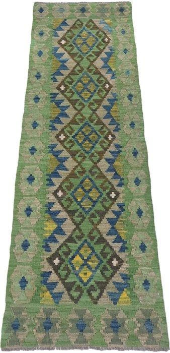 Handgeweven Designer Kelim – Afghan Design - Kelim - 189 cm, Huis en Inrichting, Stoffering | Tapijten en Kleden, Nieuw
