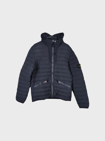 Stone Island Pufferjas Heren maat M Marineblauw, Ophalen of Verzenden, Maat 48/50 (M), Blauw, Stone Island
