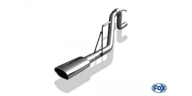 FOX Dodge Nitro uitlaatsysteem enkelzijdig rechts - 140x90 t, Auto-onderdelen, Uitlaatsystemen, Nieuw, Verzenden