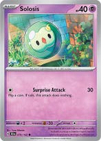 Solosis 070/162 reverse holo Temporal forces, Ophalen of Verzenden, Nieuw, Losse kaart, Foil