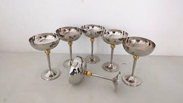 Bottega Fiorentina Metalli - Tafelservies voor 6 (6) -