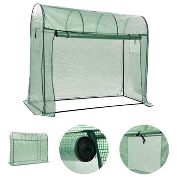 vidaXL Tuinkas met ritsdeur 200x80x170 cm, Verzenden, Nieuw