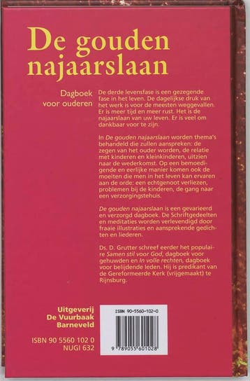 GOUDEN NAJAARSLAAN, DE - DAGBOEK 9789055601028 D. Grutter, Verzenden, Gelezen, D. Grutter