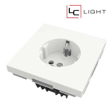 LC-LIGHT | WANDCONTACTDOOS | RA | WIT, Nieuw