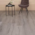 FABRIEKSLEEGVERKOOP | Klik-PVC grijsbruin eiken vanaf €7,98, Ophalen of Verzenden, Nieuw, Kunststof, Vloerdelen of -planken