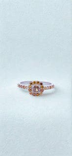 Ring - 14 karaat Witgoud - 0.73ct. tw. Diamant (Natuurlijk), Nieuw