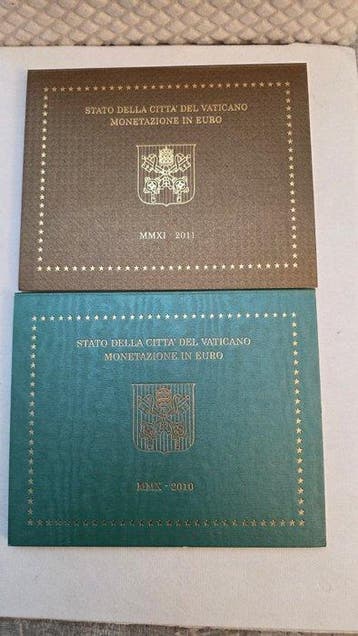 Vaticaan. Year Set (BU) 2010/2011 (2 sets) (Zonder