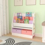 [en.casa] Kinderboekenkast Neda opbergkast 74x71x23 cm eenho, Kinderen en Baby's, Verzenden, Nieuw