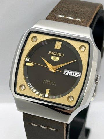 Seiko - Seiko 5 Automatic Day-Date - Zonder minimumprijs -