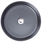 Wiesbaden Link Waskom Rond - 40x12cm - Keramiek - Mat Zwart, Ophalen of Verzenden, Nieuw