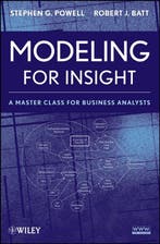 9780470175552 Modeling for Insight | Tweedehands, Verzenden, Zo goed als nieuw, Stephen G. Powell
