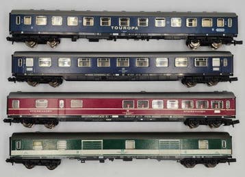 Fleischmann N - 8101, 8112, 8115, 8110 - Modeltrein, Nieuw