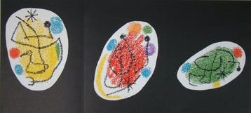 Joan Miro (1893-1983) - Composition abstrait, Antiek en Kunst