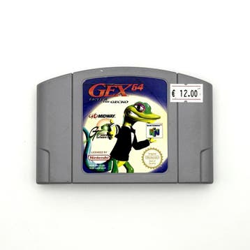 Gex 64 - Nintendo 64 N64 - PAL EUR - Cartridge Only, Spelcomputers en Games, Games | Nintendo 64, Ophalen of Verzenden, Zo goed als nieuw