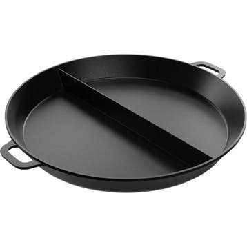 AMT Gastroguss Grote pan 80 cm – 2 segmenten – Gietalumi, Huis en Inrichting, Keuken | Potten en Pannen, Ophalen of Verzenden