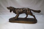 sculptuur, Jachthond. - 13 cm - Brons