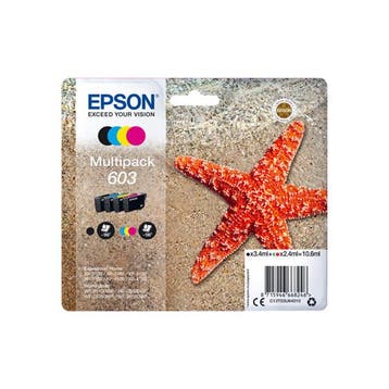 Epson 603 (T03U6) multipack Inktcartridge (origineel), Computers en Software, Printerbenodigdheden, Verzenden, Nieuw, Cartridge