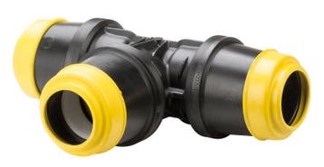 Hawle T-stuk 90°, Gastec QA, type K6555, 3x steek-32 mm, Verzenden, Nieuw