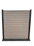 Modulair Schutting Composiet Licht Grijs 180x180 Cm (zonder, Nieuw