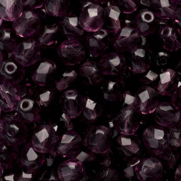 10 x Tsjechische kralen facet kristal 6 x 5mm kleur: donk..., Hobby en Vrije tijd, Kralen en Sieraden maken, Ophalen of Verzenden
