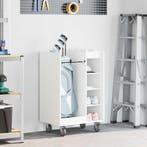 vidaXL Golfkast met wiel Effen Wit 65 x 45 x 98 cm, Sport en Fitness, Golf, Verzenden, Nieuw