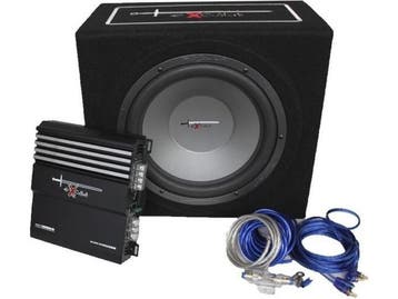 Excalibur X3 - Active Subwoofer Set - 1000 W Vermogen - 12, Auto diversen, Autospeakers, Verzenden, Zo goed als nieuw