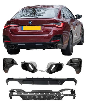 Diffuser| geschikt voor BMW | 4-serie 2021+ Gran Coupe | G26, Verzenden, Nieuw, BMW