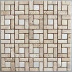 Wand Mozaïek Tegels Factory Marmer Elleboog Anticato Crem.., Wandtegels, Nieuw, Ophalen of Verzenden, 20 tot 40 cm