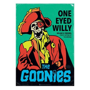 The Goonies Art Print 40th Anniversary One Eyed Willy Limite, Ophalen of Verzenden, Nieuw