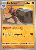 Conkeldurr 049/086 Holo Black Bolt, Ophalen of Verzenden, Nieuw, Losse kaart, Foil
