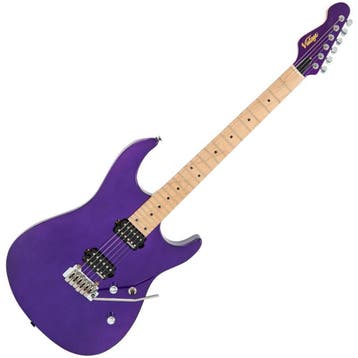 Vintage V6 24 Electric Guitar - Pasadena Purple, Muziek en Instrumenten, Verzenden, Nieuw