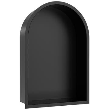 Wiesbaden Demis Inbouwnis - Ovaal - 30x45x10cm - Mat Zwart, Ophalen of Verzenden, Nieuw, Rvs