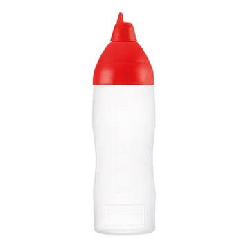 Doseerfles | Rood | Drip | Maatverdeling | 0.35L |, Verzenden, Nieuw in verpakking