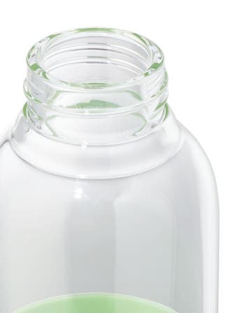 HEMA Waterfles 500ml glas met siliconen sleeve groen, Verzenden, Nieuw