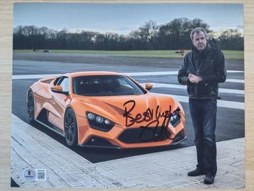 Top Gear - Jeremy Clarkson - Autograph, Photo with Beckett, Nieuw