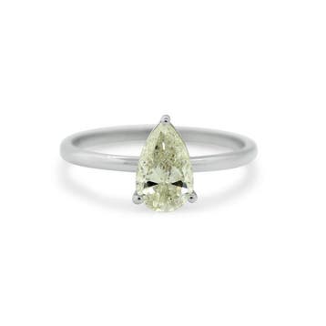 Zonder minimumprijs - Ring - 14 karaat Witgoud - 1.03ct. tw., Sieraden, Tassen en Uiterlijk, Nieuw